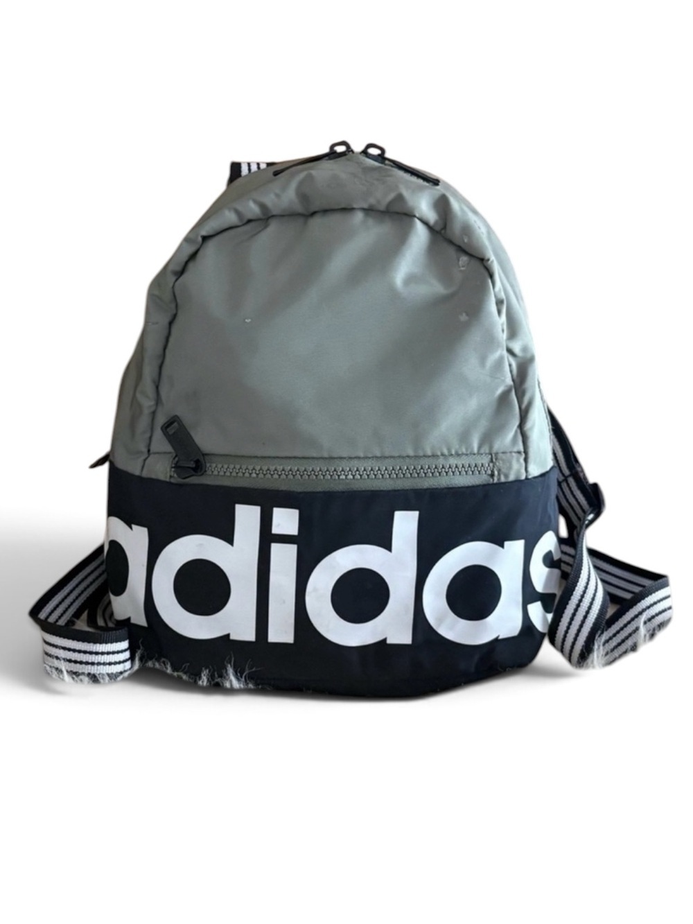 Adidas ‘Linear’ Mini Olive and Black Logo Backpack